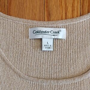 Coldwater Creek Women's Cream Tank Top